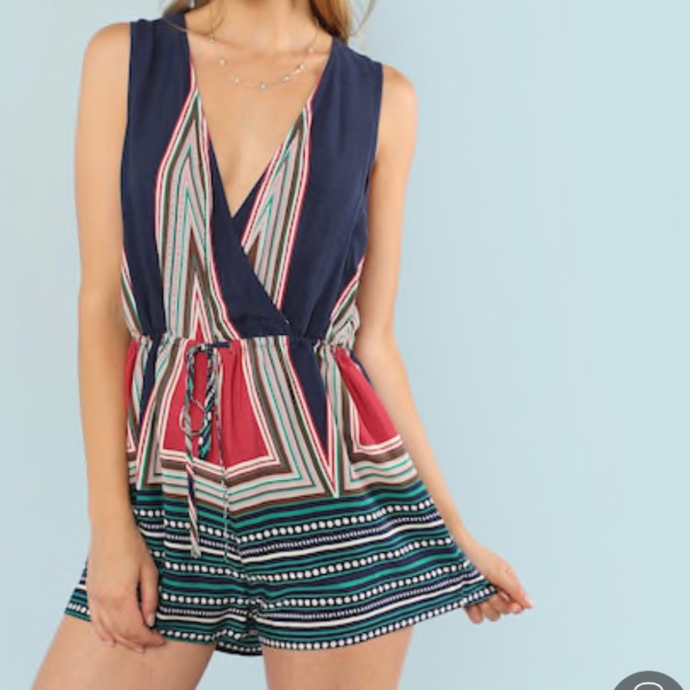 Multi Colored Romper